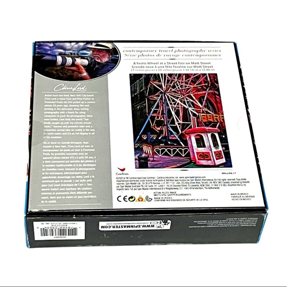 Chris Lord's Ferris Wheel at a Street Fair photographic art 1000 pc puzzle NIB - Picture 3 of 8